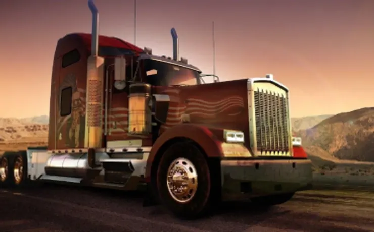 Day-cab tractor running without a trailer
